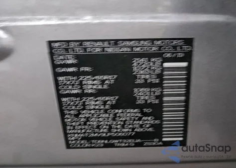 2020 Nissan Rogue S z USA, uszkodzony, nr VIN KNMAT2MV9LP50600